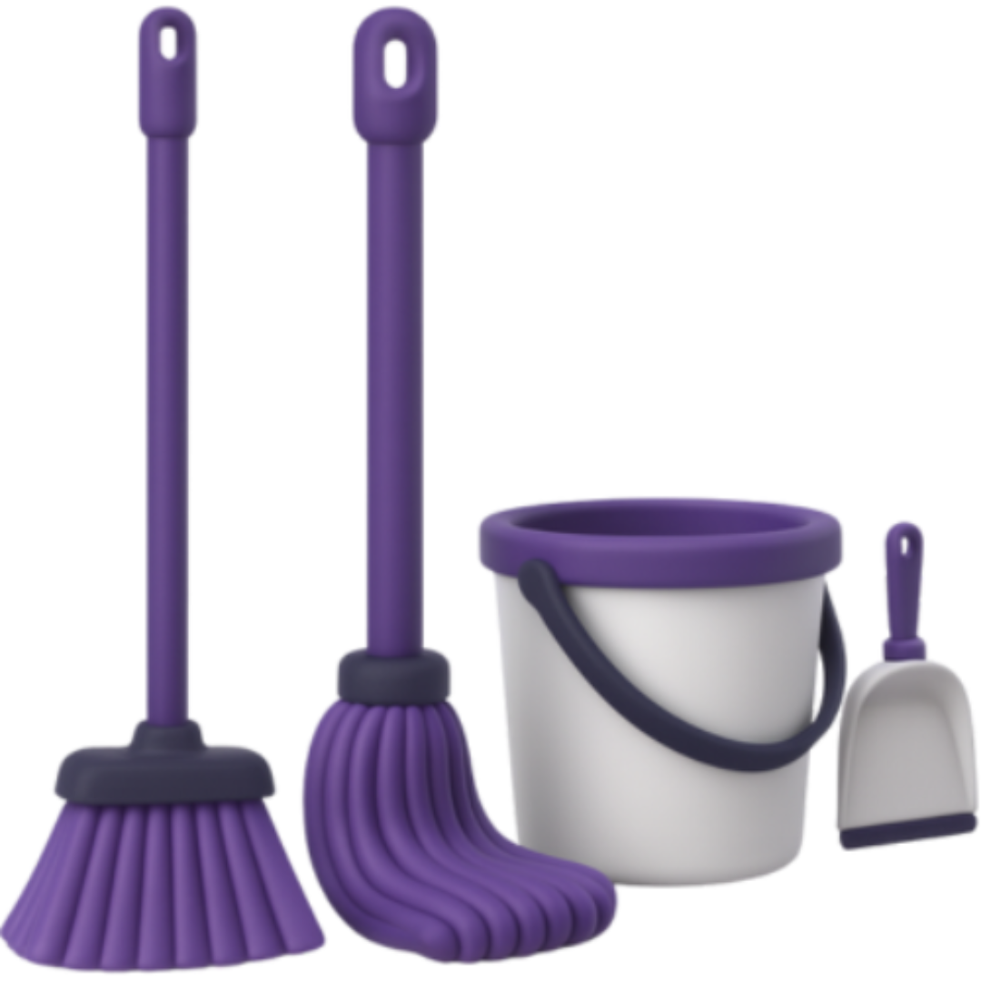 Brooming, Mopping, Dusting