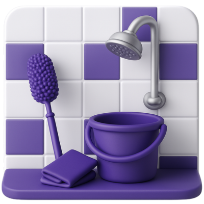 Bathroom Floor Cleaning